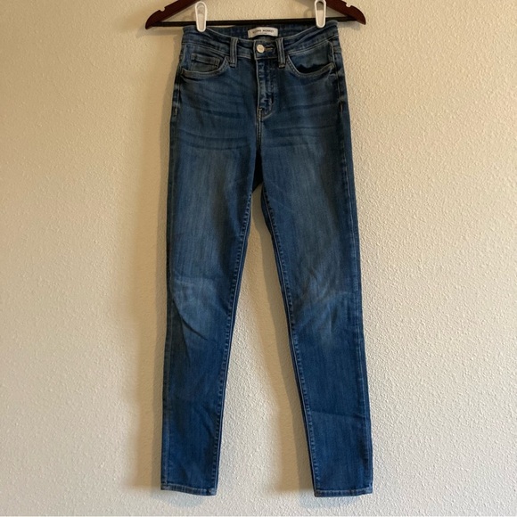 Flying Monkey Women's Blue Denim High Rise Skinny Jeans Size 25 - Picture 3 of 10